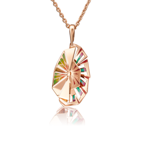 Подвеска из красного золота с эмалью 03-2801-00-000-1110-59