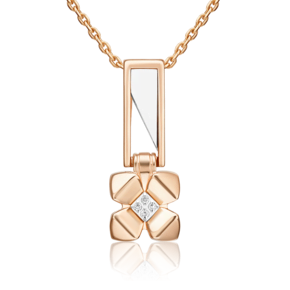 Подвеска из комбинированного золота с бриллиантами 03-3358-00-101-1111