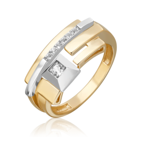 Кольцо из комбинированного золота с натуральными топазами white 01-5621-00-201-1121