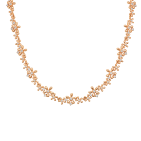 Колье из красного золота с фианитами 07-0273-00-401-1110