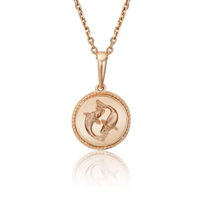 Подвеска «Знак зодиака Рыбы» из красного золота 03-3110-12-000-1110-66