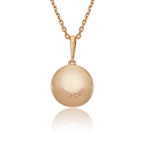 Подвеска «Знак зодиака Рыбы» из красного золота 03-3110-12-000-1110-66