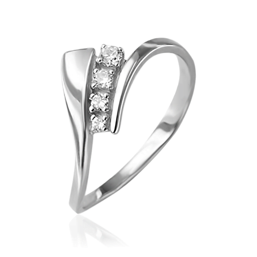 Кольцо из белого золота с бриллиантами 01-0617-00-101-1120-30