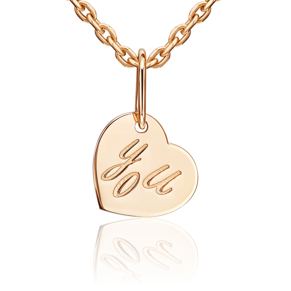 Подвеска «Ты» из красного золота 03-3657-00-000-1110