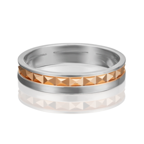 Обручальное кольцо из комбинированного золота 01-5439-00-000-1111-54