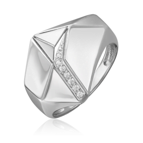 Кольцо из серебра с фианитами 01-5648-00-401-0200