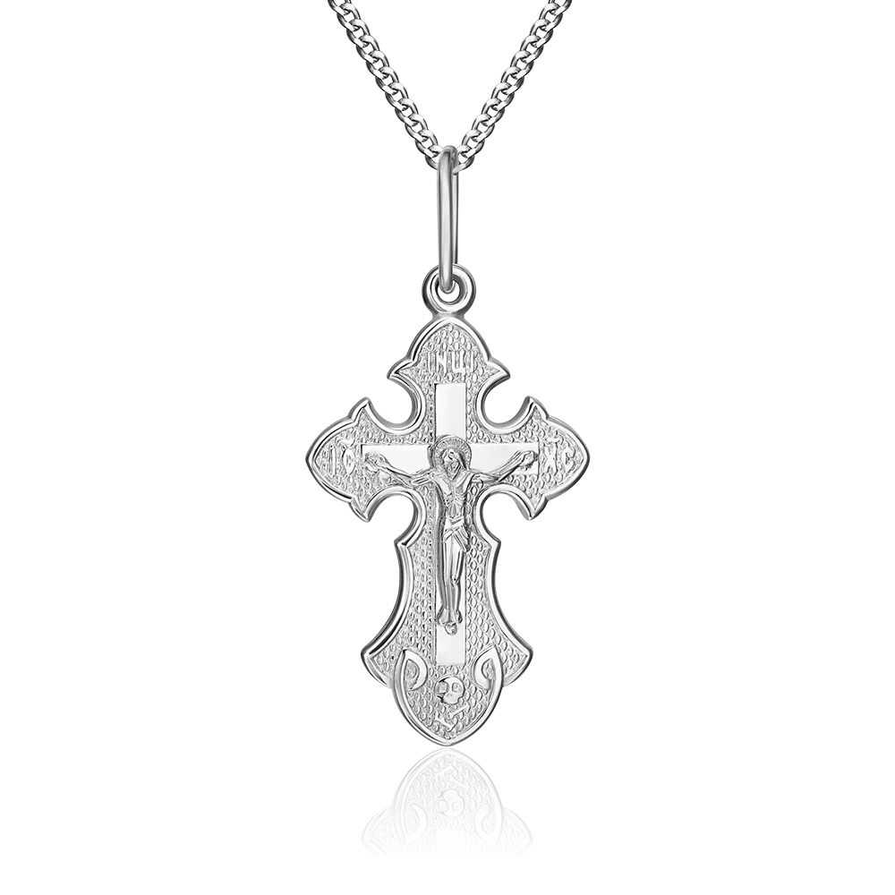 Комплект (крест на цепи) из серебра 15-0010-00-000-0200