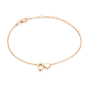 Браслет «Буква О» из красного золота 05-0858-О-000-1110