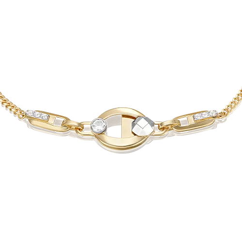 Браслет из комбинированного золота с натуральными топазами white 05-0751-00-201-1121