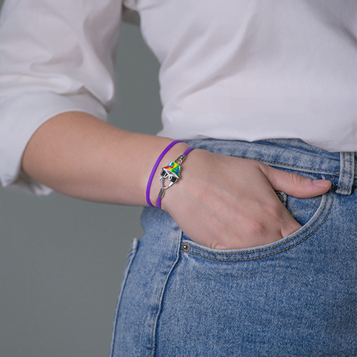 Соул «Парень в шляпе» из серебра с эмалью 14-0013-00-000-0200