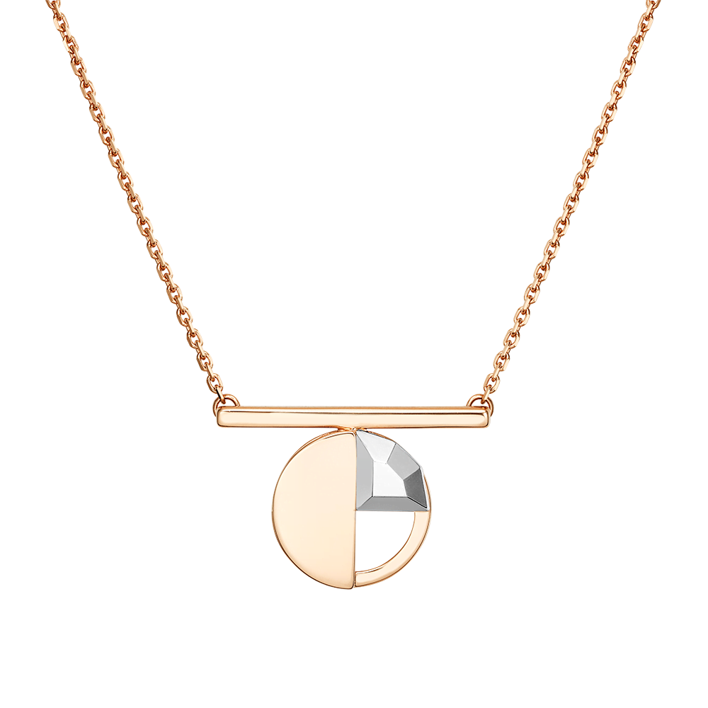 Колье из комбинированного золота 07-0253-00-000-1111