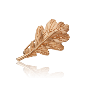 Брошь «Дубовый лист» из красного золота 04-0226-00-000-1110-02