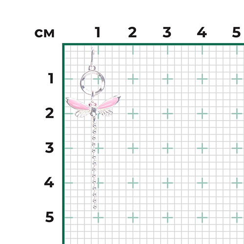 Подвеска «Стрекоза» из серебра с эмалью 03-3189-04-000-0200-71