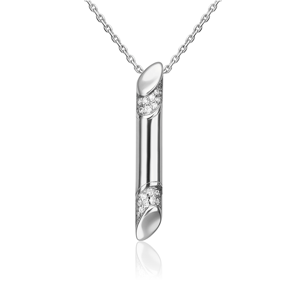 Подвеска из белого золота с бриллиантами 03-0299-00-101-1120-30