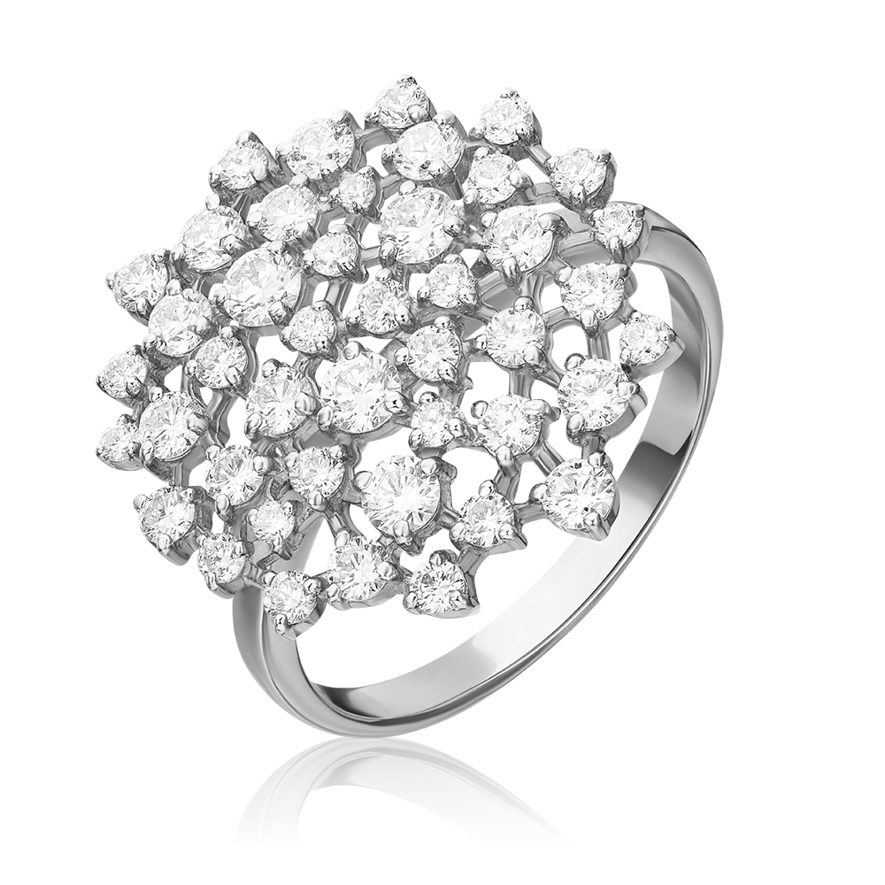 Кольцо из белого золота с бриллиантами 01-1162-00-101-1120-30