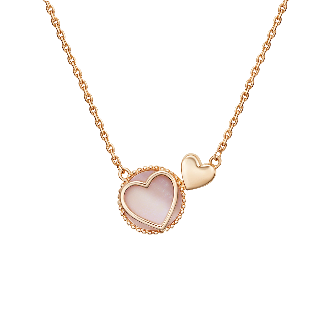 Колье «Первая любовь» из красного золота с перламутром 07-0267-00-745-1110