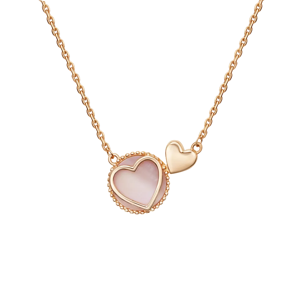 Колье «Первая любовь» из красного золота с перламутром 07-0267-00-745-1110