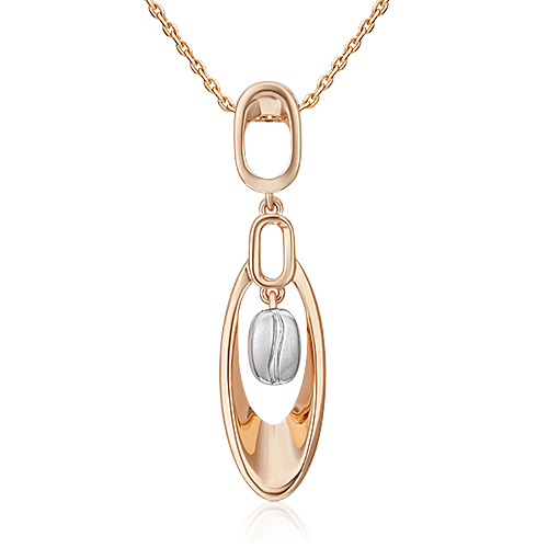 Подвеска из комбинированного золота 03-3325-00-000-1111