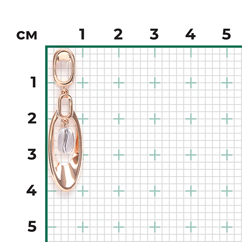 Подвеска из комбинированного золота 03-3325-00-000-1111