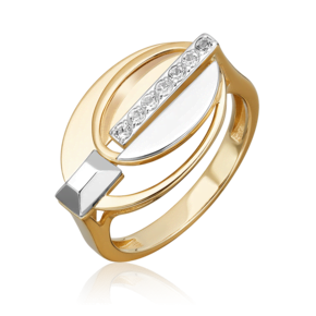 Кольцо из комбинированного золота с натуральными топазами white 01-5614-00-201-1121