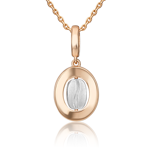 Подвеска из комбинированного золота с натуральными топазами white 03-3320-00-201-1111