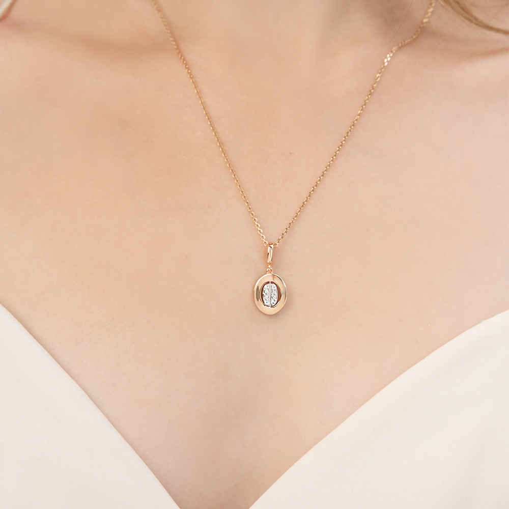 Подвеска из комбинированного золота с натуральными топазами white 03-3320-00-201-1111