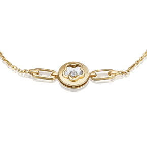 Браслет из комбинированного золота с бриллиантами 05-0729-00-101-1121