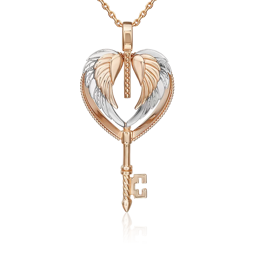 Подвеска «Секрет любви» из комбинированного золота 03-3511-00-000-1111