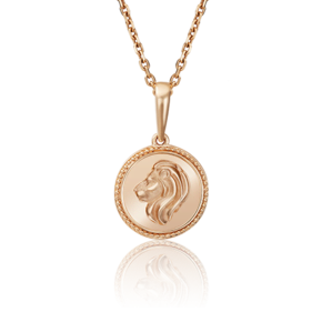 Подвеска «Знак зодиака Лев» из красного золота 03-3110-05-000-1110-66