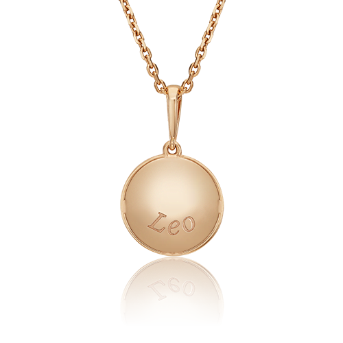 Подвеска «Знак зодиака Лев» из красного золота 03-3110-05-000-1110-66