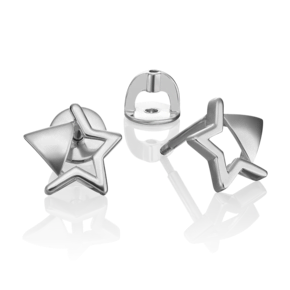 Серьги-пусеты «Звёзды» из серебра 02-4620-00-000-0200-71
