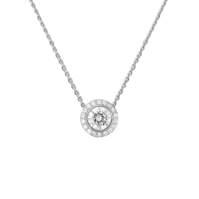 Колье из белого золота с фианитами 07-0171-00-401-1120