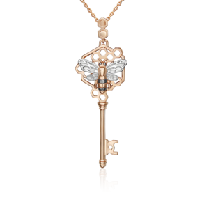 Подвеска «Секрет благополучия» из красного золота 03-3506-00-000-1110