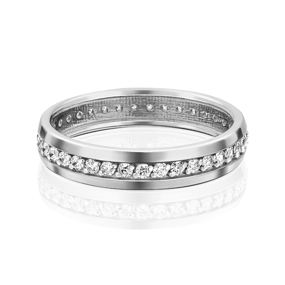 Кольцо из серебра с фианитами 01-3268-00-401-0200