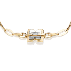 Браслет из комбинированного золота с бриллиантами 05-0737-00-101-1121