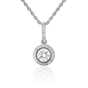 Подвеска из серебра с фианитами 03-0409-00-401-0200