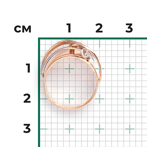 Кольцо из комбинированного золота 01-5223-00-000-1111-64