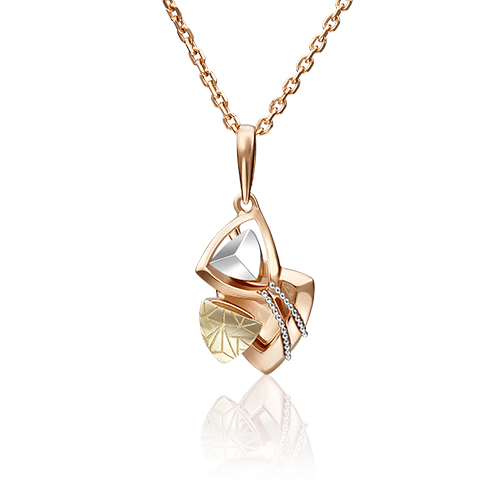 Подвеска из комбинированного золота 03-2818-00-000-1140-48