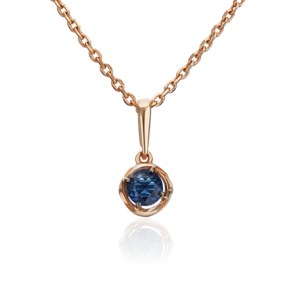 Подвеска из красного золота с синтетической вставкой 03-2951-00-404-1110-03