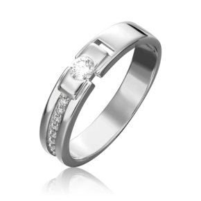 Кольцо из белого золота с бриллиантами 01-0600-00-101-1120-30