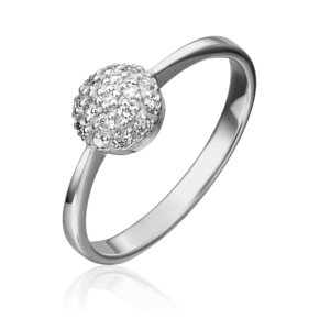 Кольцо из белого золота с бриллиантами 01-0602-00-101-1120-30