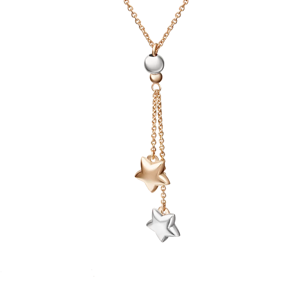 Колье из комбинированного золота 07-0201-00-000-1111-01