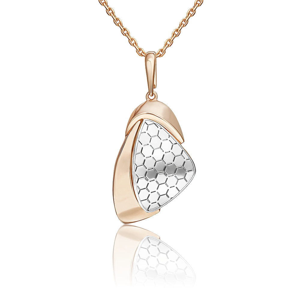 Подвеска из комбинированного золота 03-3483-01-000-1111