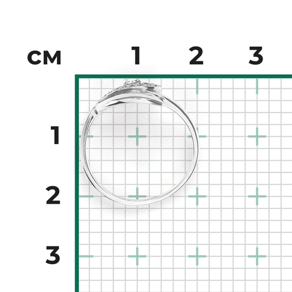 Кольцо из белого золота с бриллиантами 01-0798-00-101-1120-30