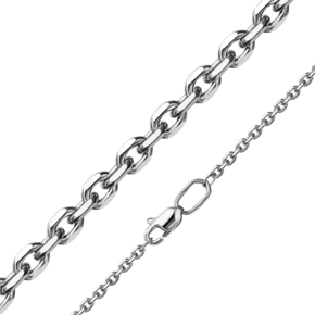 Цепь из белого золота с алмазной гранью (плетение «Якорное») 21-0811-050-1120-17