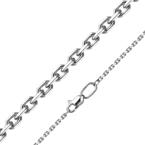 Цепь из белого золота с алмазной гранью (плетение «Якорное») 21-0811-060-1120-17