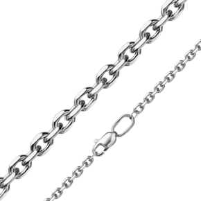 Цепь из белого золота с алмазной гранью (плетение «Якорное») 21-0811-080-1120-17