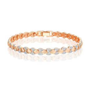 Браслет из красного золота с фианитами 05-0419-00-401-1110-24