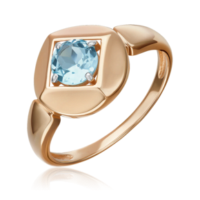 Кольцо из красного золота с топазом 01-5827-00-201-1110