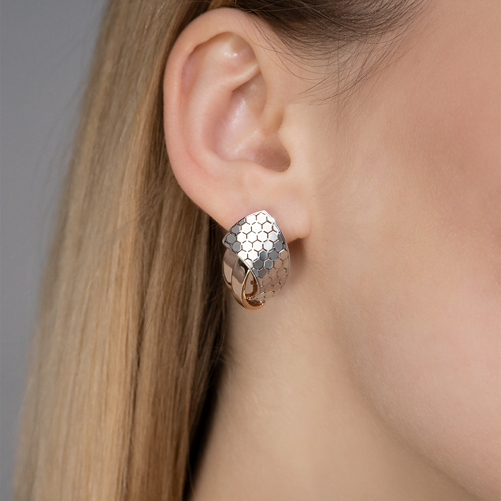 Серьги из комбинированного золота 02-5272-01-000-1111